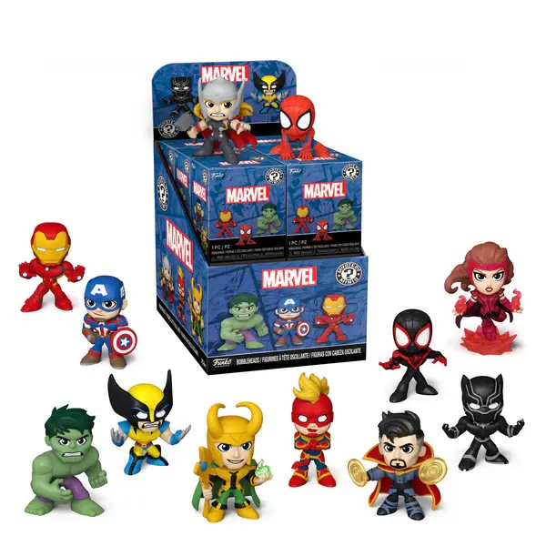 Funko Mystery Mini! Marvel: Marvel NC 12pcs PDQ