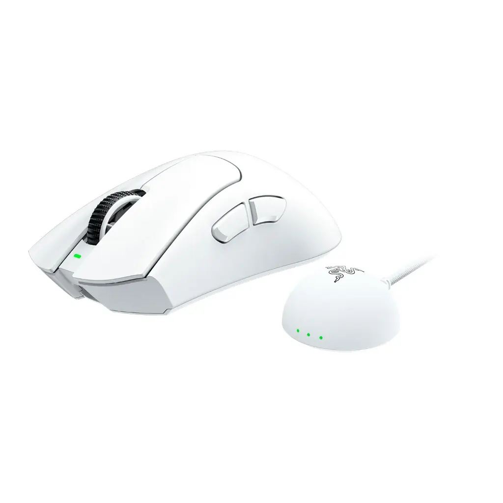 Razer DeathAdder V4 Pro Ultra-lightweight Wireless Ergonomic Esports Mouse - White 