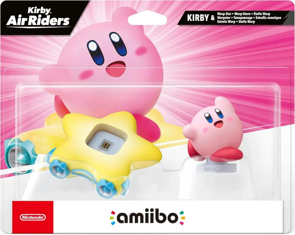 Amiibo Kirby & Warp Star (Kirby Air Rider) 
