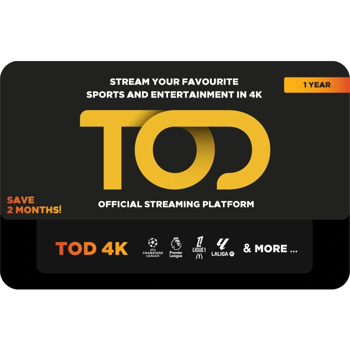 TOD Subscription (UAE) 4K 12month Renewal