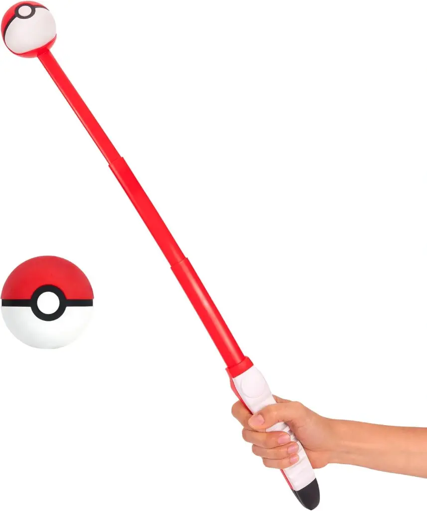 Jazwares- Pokemon Poke Ball Telescopic Fetch Launcher  