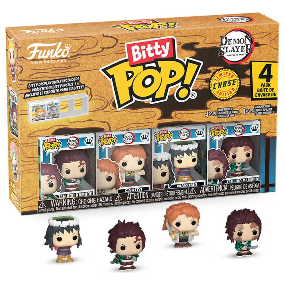 Funko Bitty Pop! Animation: Demon Slayer - Tanjiro 4Pk
