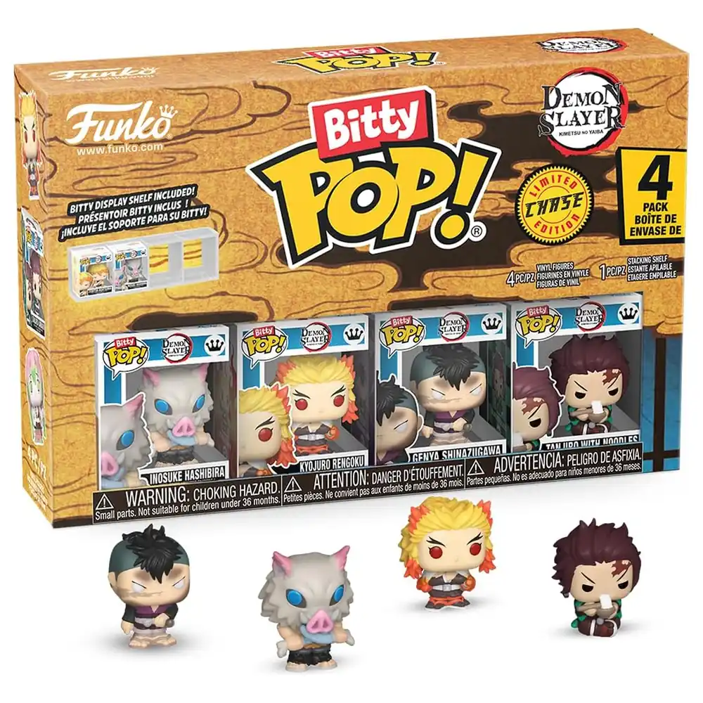 Funko Bitty Pop! Animation: Demon Slayer - Inosuke 4Pk