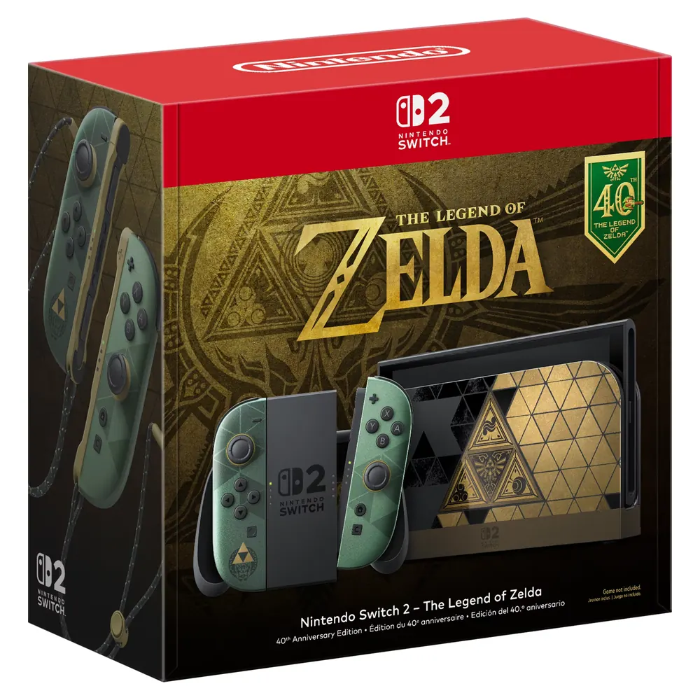 Nintendo Switch 2 Console: The Legend of Zelda 40th Anniversary Edition