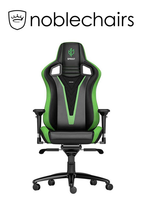 Noblechairs EPIC Series - Sprout Edition - Black/Green