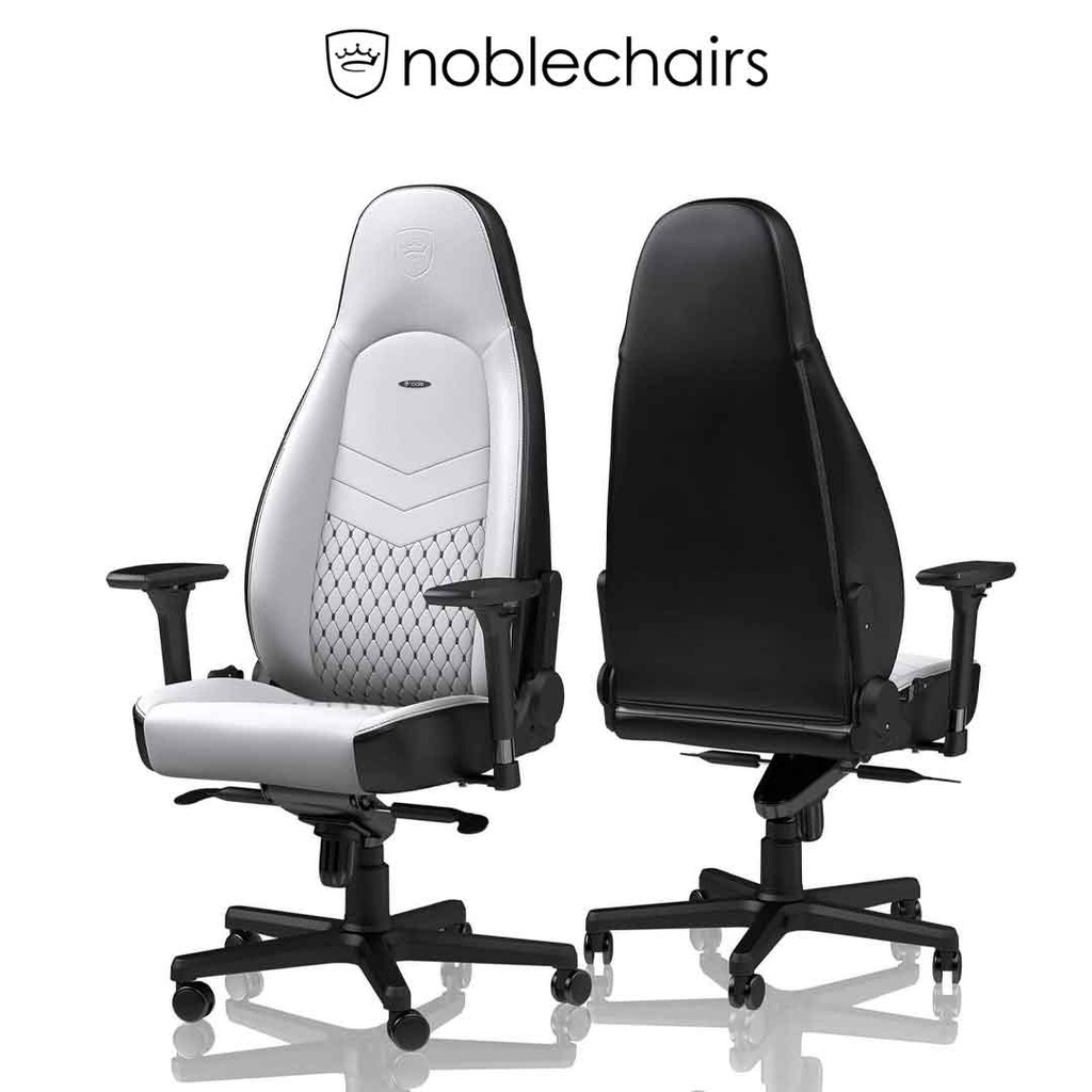Noblechairs ICON Gaming Chair - White / Black