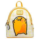 Loungefly! Leather: Sanrio Gudetama Squish Mini Backpack