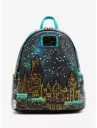 Loungefly! Leather: Hogwarts Constellation GITD Mini Backpack