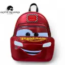 Loungefly! Leather: Pixar Cars Lightning Mcqueen Mini Backpack