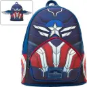 Loungefly! Leather: Marvel Captain America Brave New World Cosplay Mini Backpack