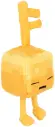 Jinx Minecraft Dungeons Mini Crafter Gold Sleeping Key Golem Plush