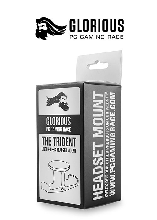 Glorious The Trident Under Desk Headset Holder