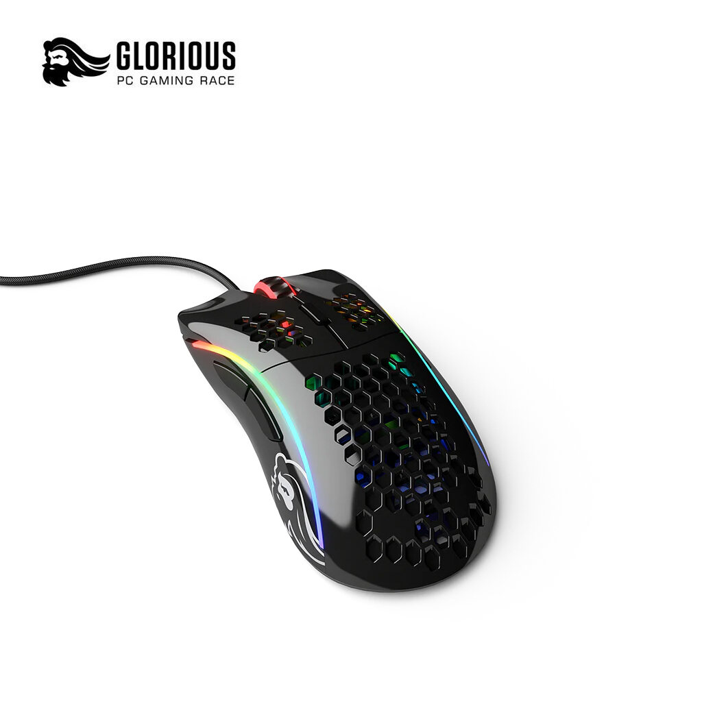 Glorious Model D RGB Gaming Mouse - Glossy Black