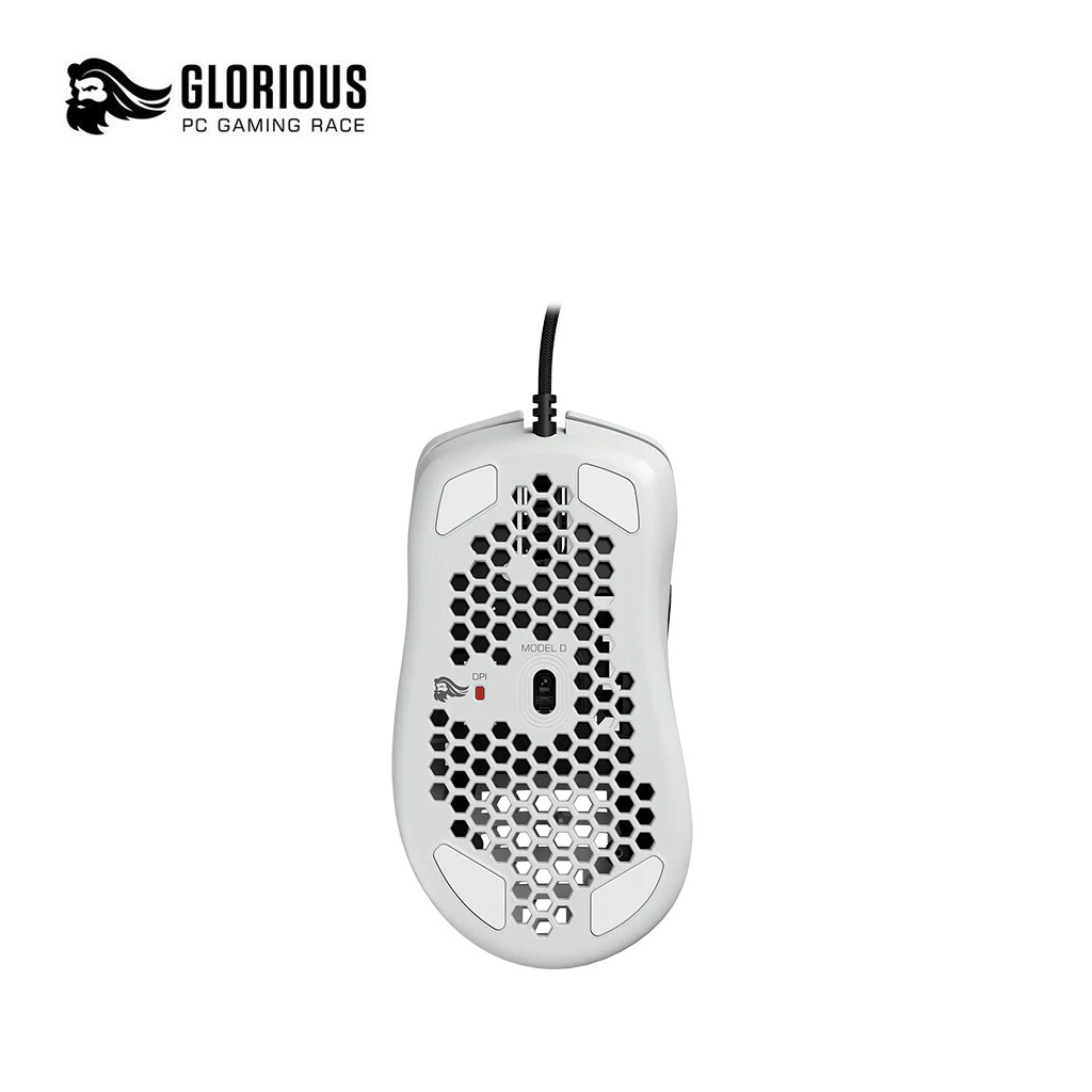 Glorious Model D RGB Gaming Mouse - Glossy White