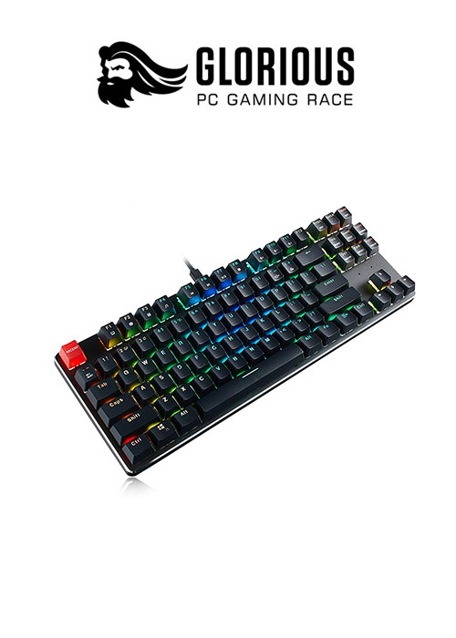 Glorious Keyboard TKL- PreBuilt - Black