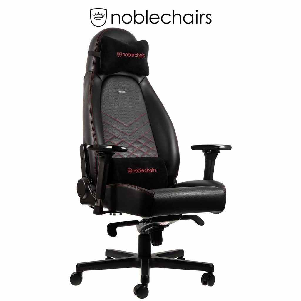 Noblechairs ICON Gaming Chair - Black/Red