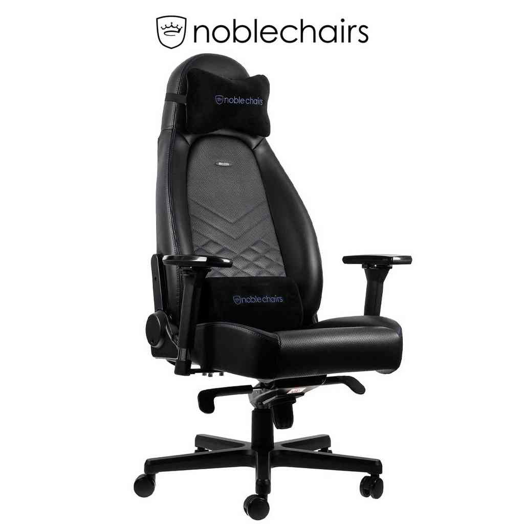 Noblechairs ICON Gaming Chair - Black/Blue