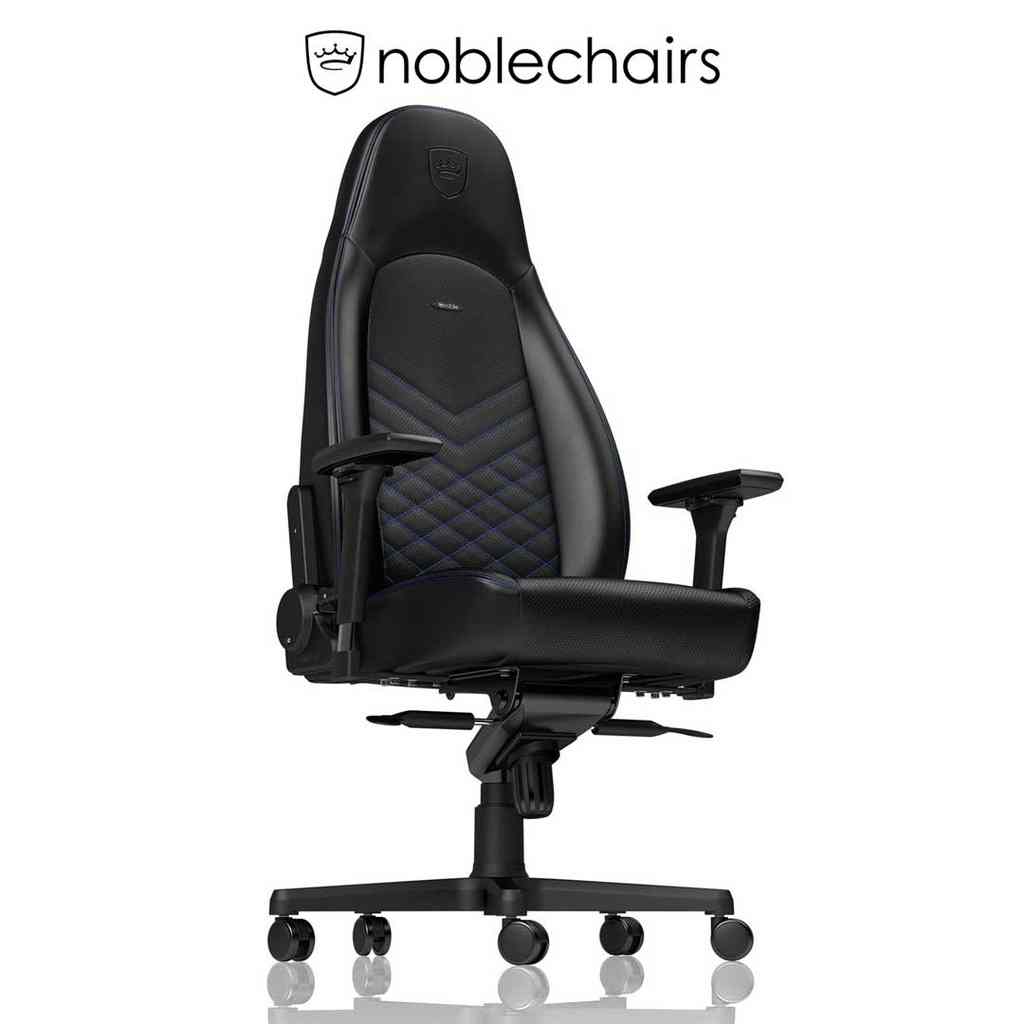 Noblechairs ICON Gaming Chair - Black/Blue