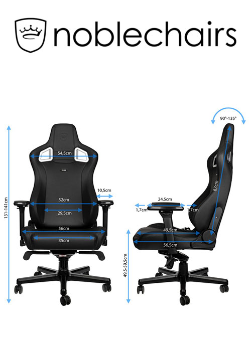 Noblechairs EPIC Series - BLACK EDITION