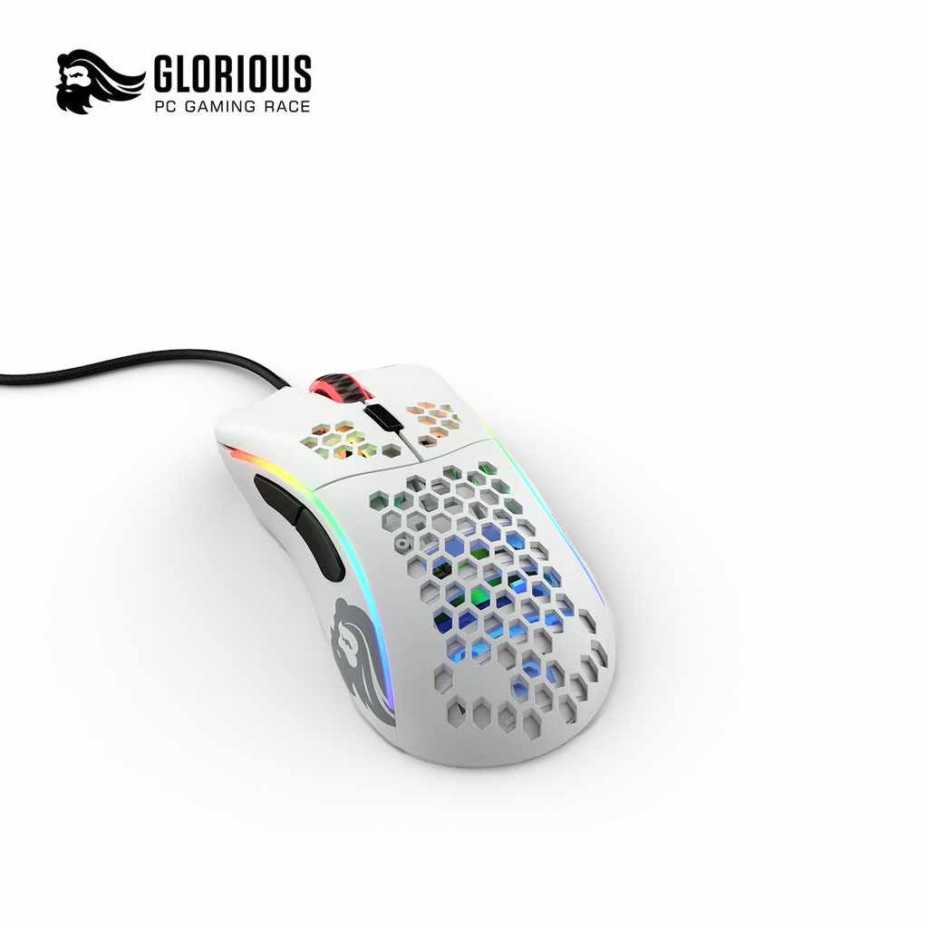 Glorious Model D- RGB Gaming Mouse - Matte White