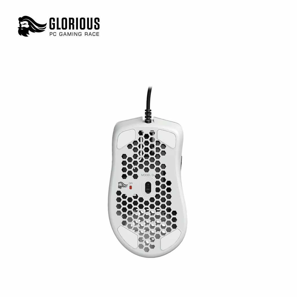 Glorious Model D- RGB Gaming Mouse - Matte White