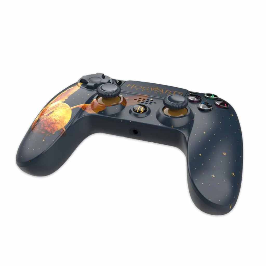 Harry Potter-Wireless Controller for PS4 with 3,5mm jack slot-Hogwarts Legacy - Golden Snidget 