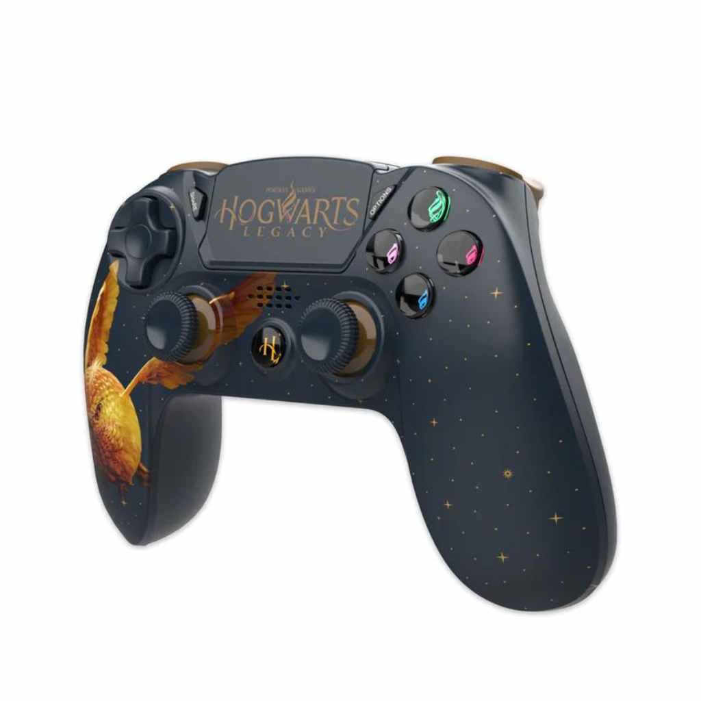 Harry Potter-Wireless Controller for PS4 with 3,5mm jack slot-Hogwarts Legacy - Golden Snidget 