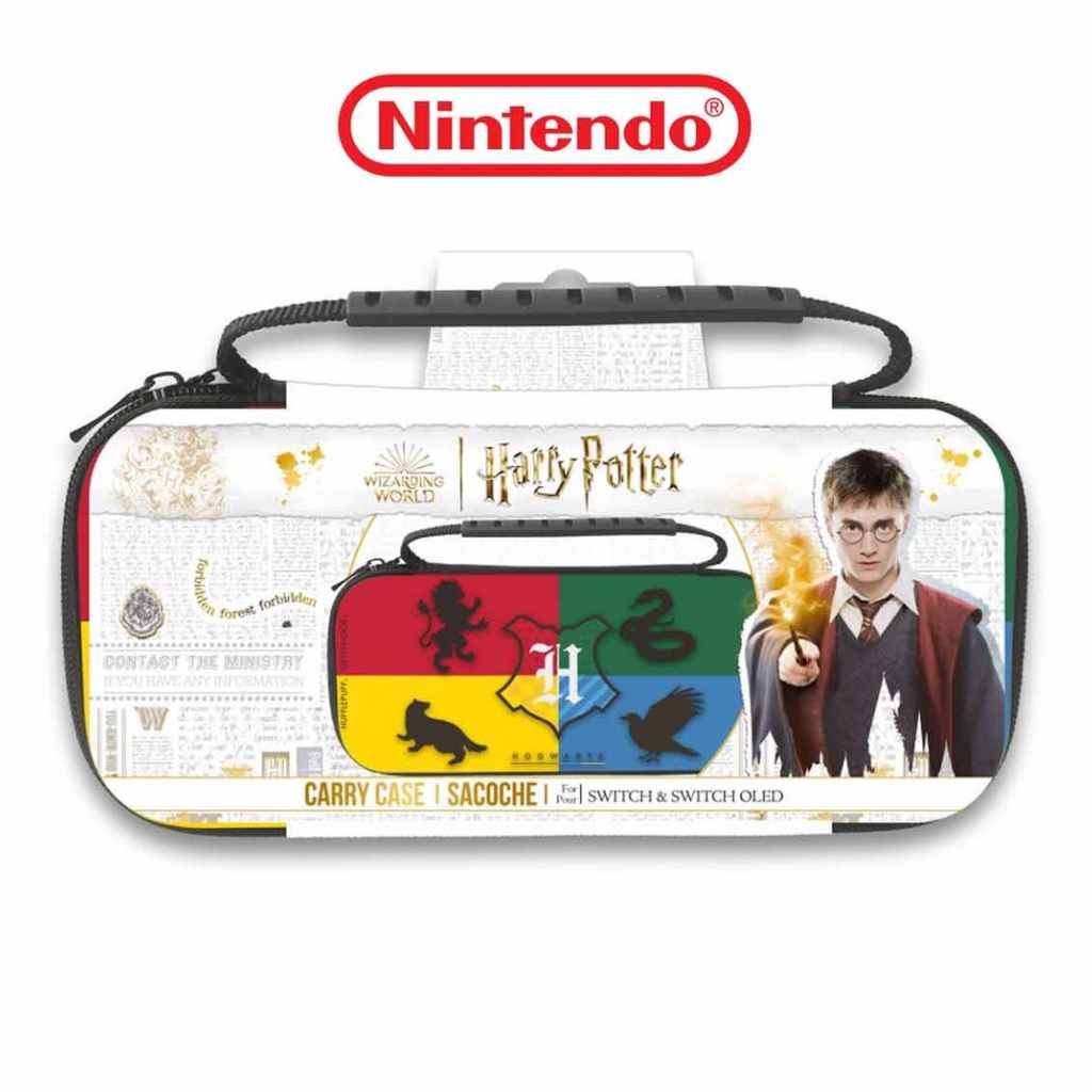 Harry Potter - XL Case for Switch and Switch Oled - multicolor - 4 houses 