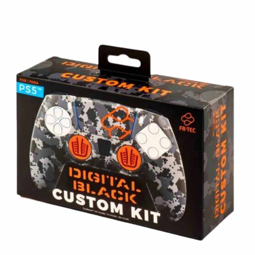 Silicone Skin + Grips Camo Digital Black pour manette PS5