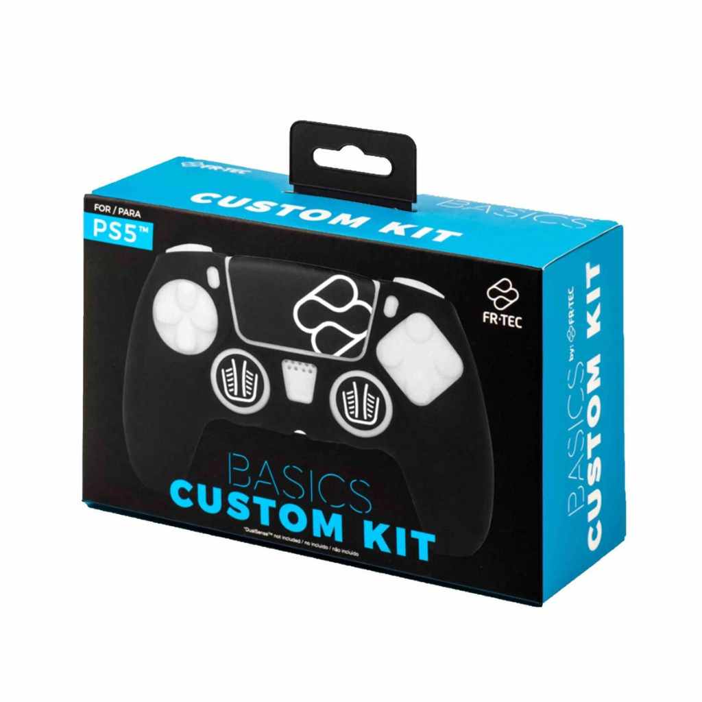 Silicone Skin + Grips (black) for Controller PS5 