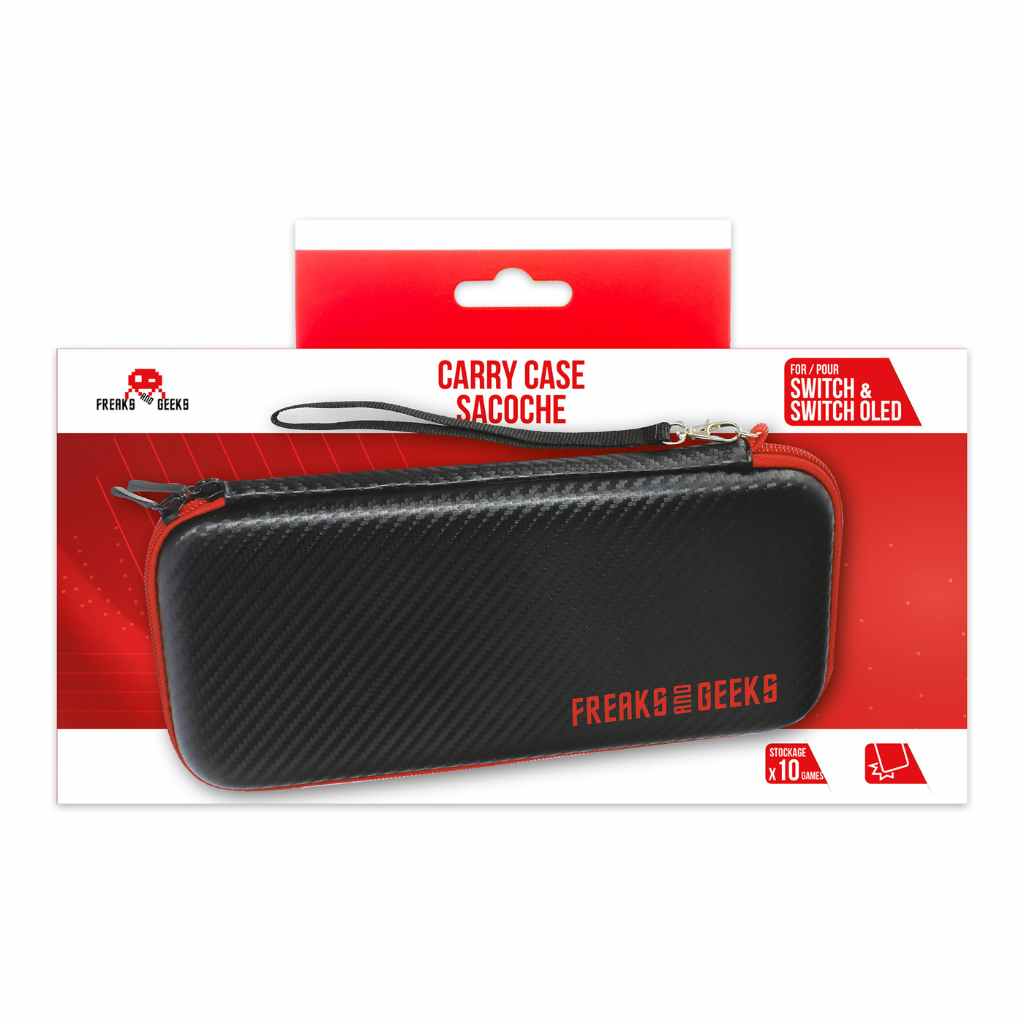 MEDIUM Carbon rigid Case for Nintendo Switch & Switch Oled 