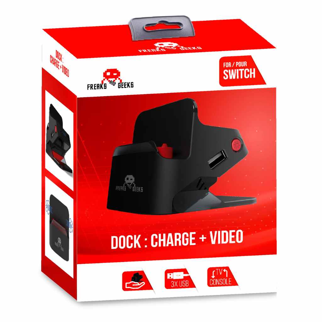 Nintendo Switch - 2 in 1 Dock et Stand - Black 