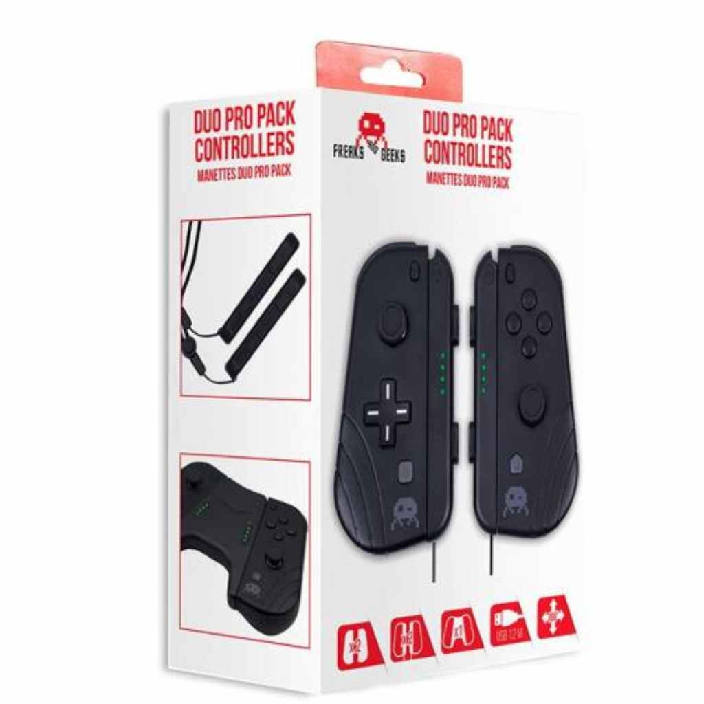 JoyCon L/R Gamepad + a pair Joy-Con Hand Wrist strap + L/R Gamepad bracket braces – Black 