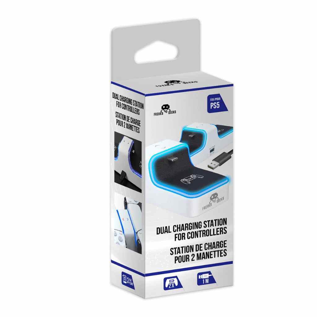 Dual PS5 Controller Charging Dock (1 x 1M Type C cable included) 