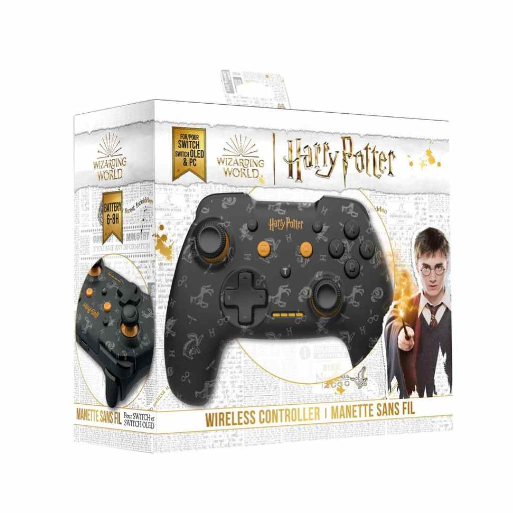 Harry Potter - Wireless Controller Black for Switch with 1M cable 