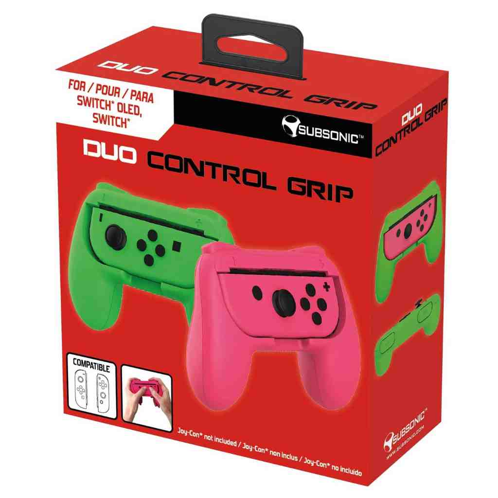 SWITCH - Duo Control Grip Colorz - Pink/Green