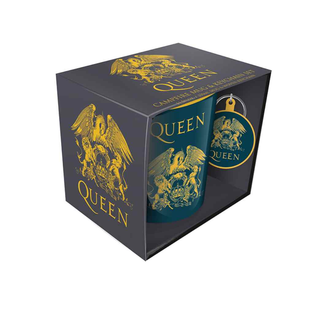 QUEEN (CREST) CAMPFIRE MUG SET