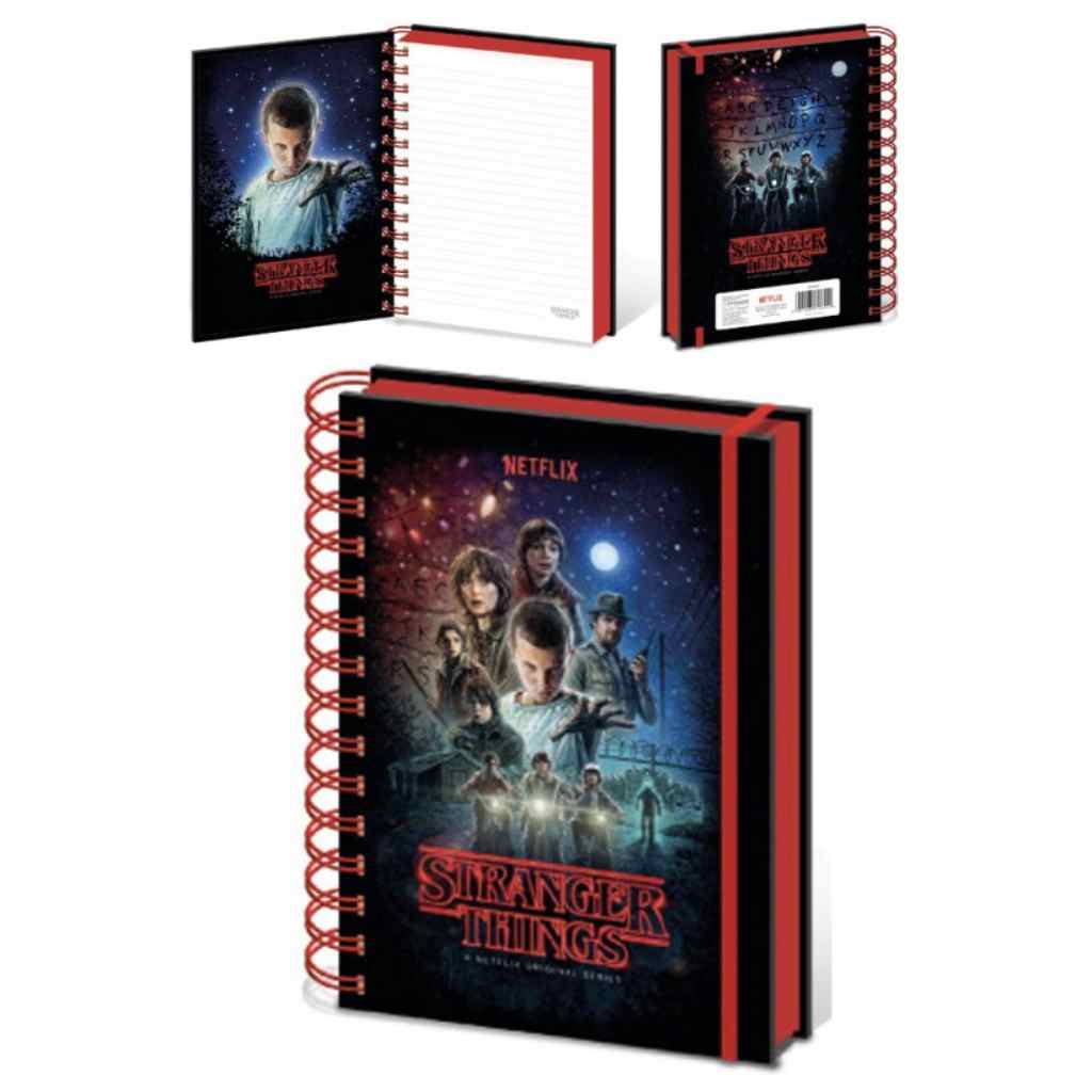 STRANGER THINGS (ONE SHEET) A5 METALLIC NOTEBOOK