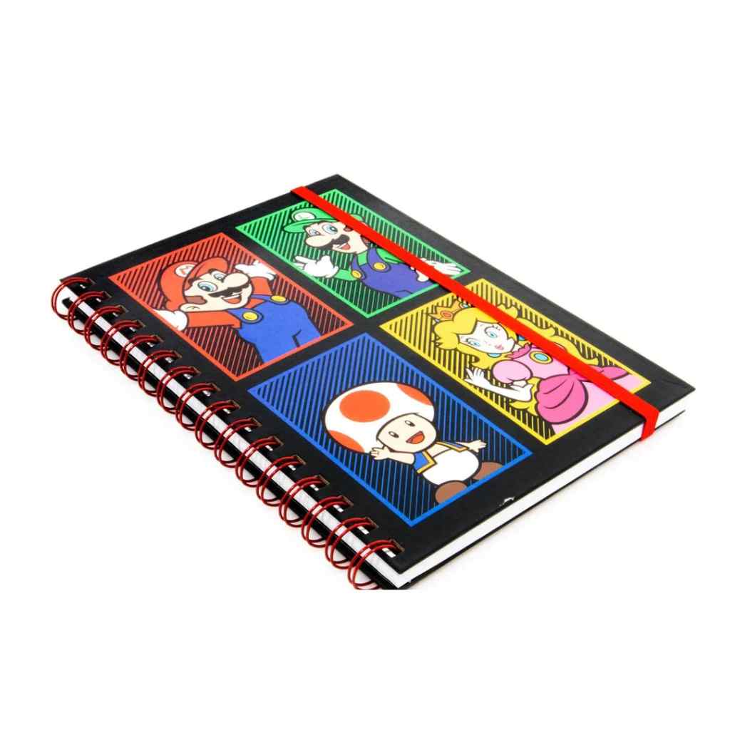 Pyramid - SUPER MARIO (4 COLOUR) A5 WIRO NOTEBOOK