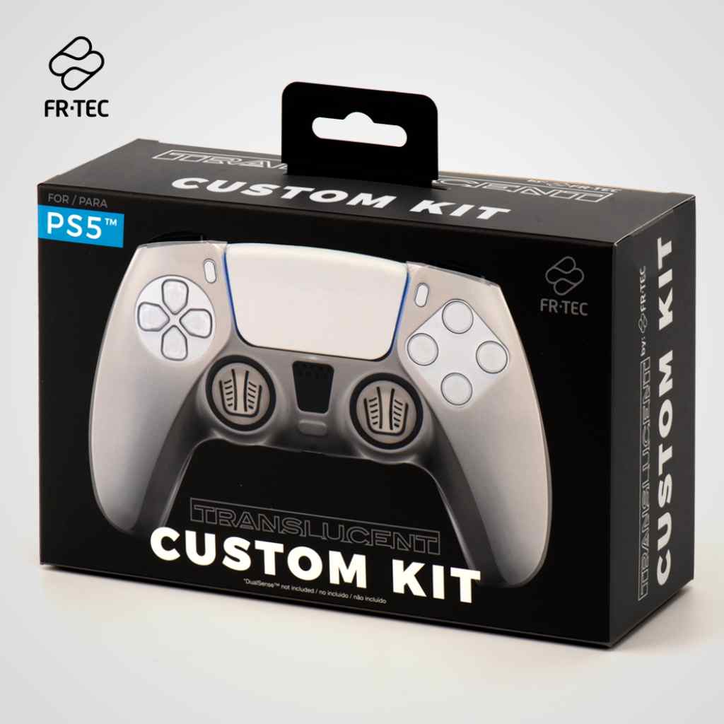 Silicone Skin + Grips (Translucent) for Controller PS5 