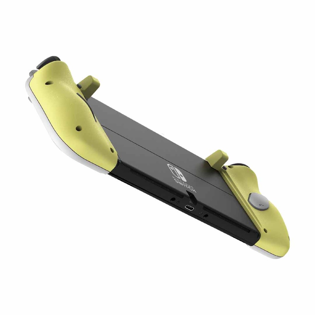 HORI - NS Split Pad Compact (Light Gray & Yellow)