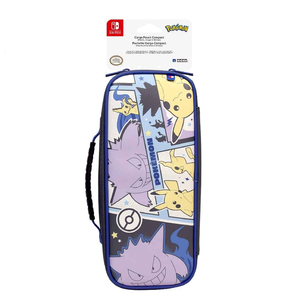 HORI NS Officially Licensed - Cargo Pouch Compact (Pikachu, Mimikyu & Gengar)