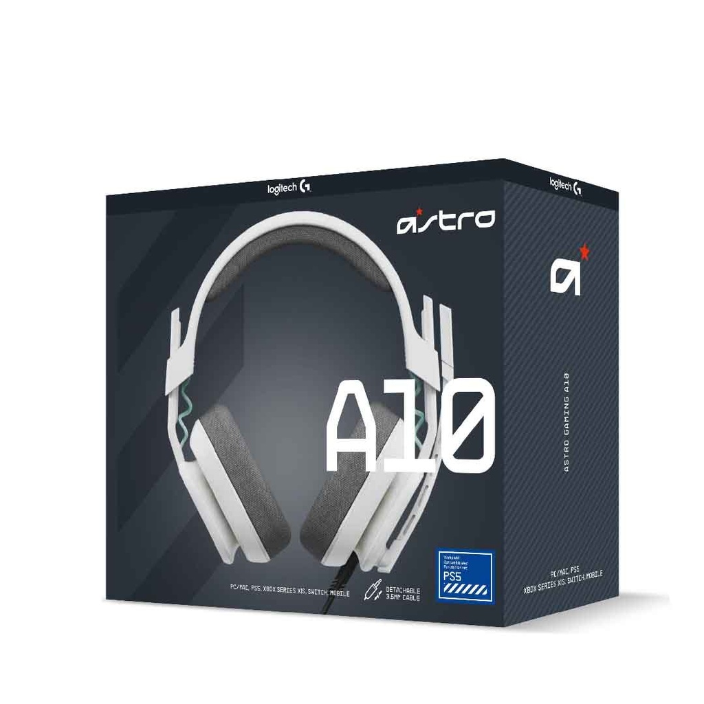 Astro A10 PlayStation Challenger White Gaming Headset