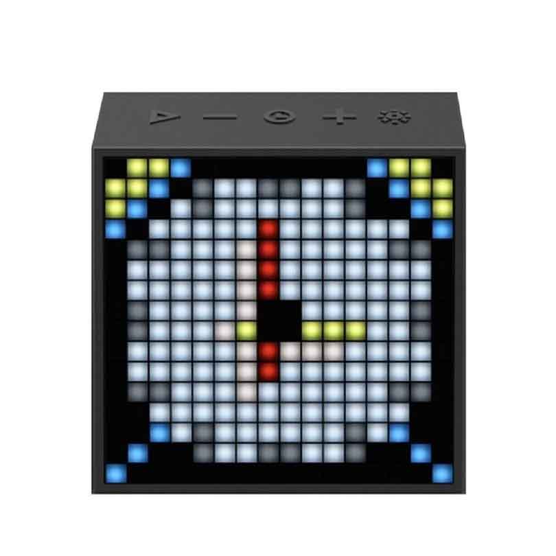 Divoom Timebox-Evo Pixel Art Speaker 16x16 DIY LED Display Alarm Clock Box - Black