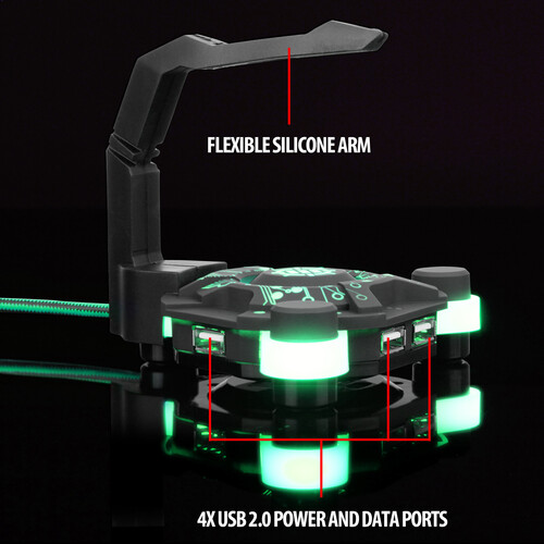 ENHANCE Gaming Mouse Bungee - Green
