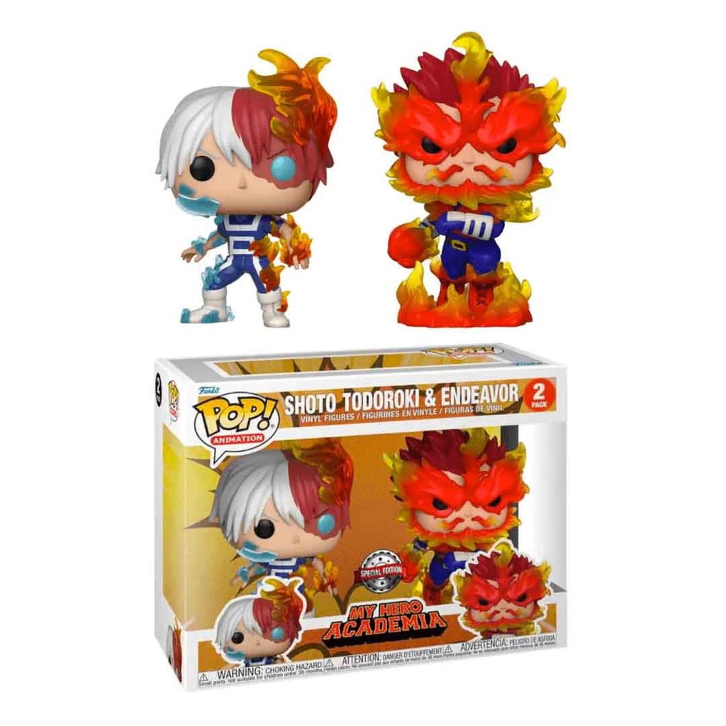 Funko Pop! Animation - My Hero Academia - Endeavor & Todoroki 2pk 