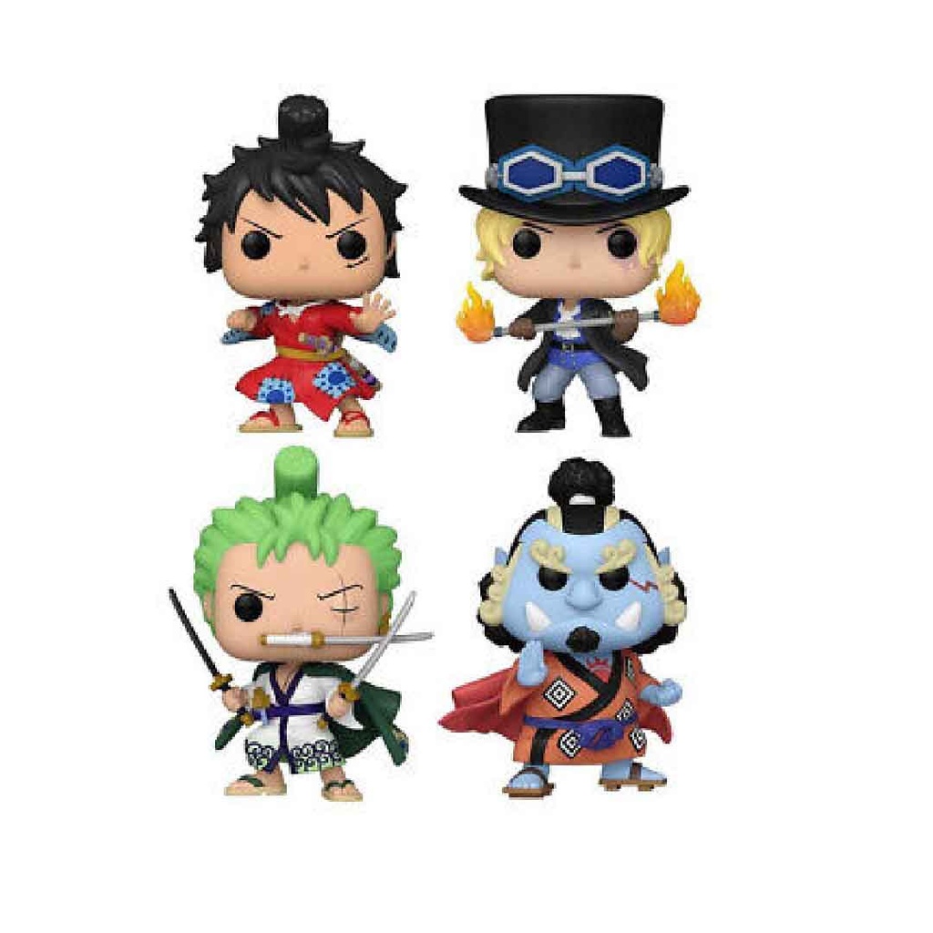 Funko Pop! Animation - One Piece 4pk (GW)
