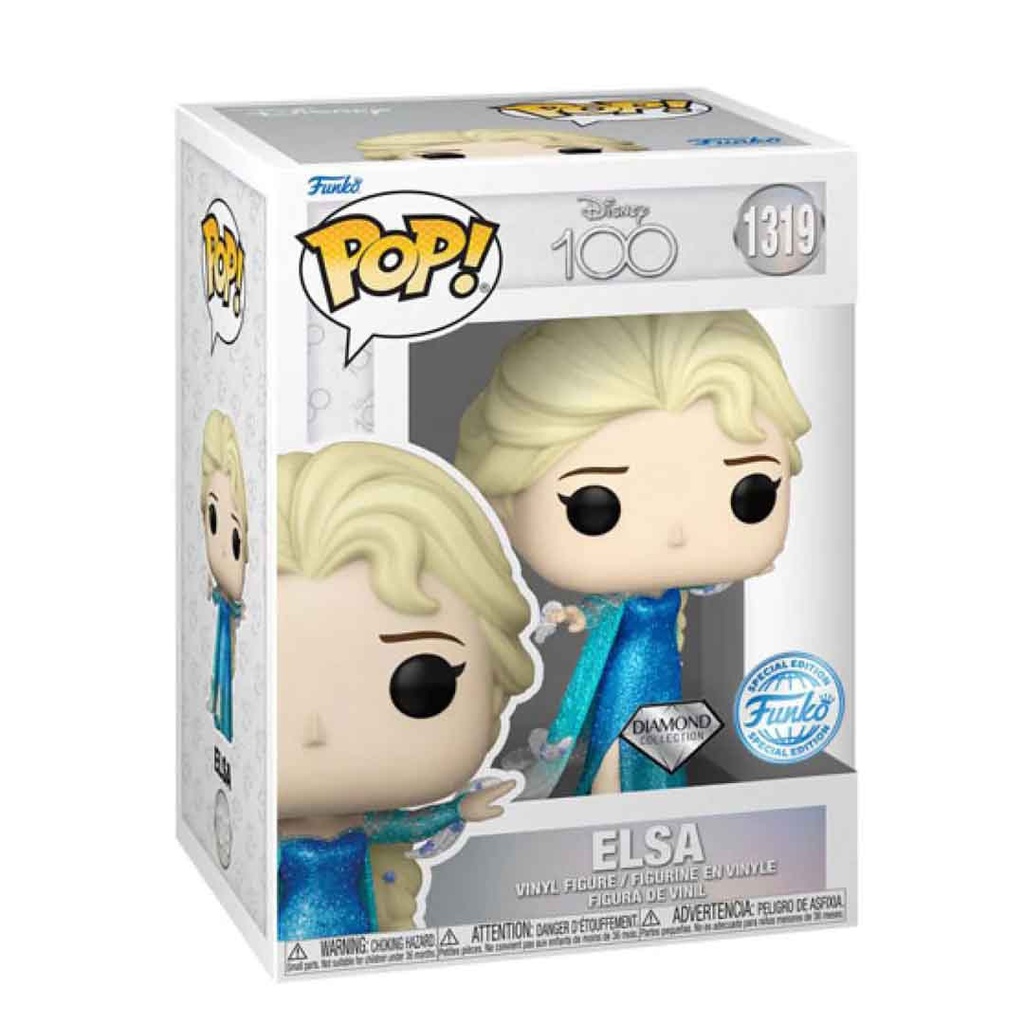 Funko Pop! Disney: D100 - Elsa (DGLT)