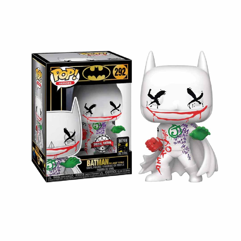 Funko Pop! Heroes: 80th - Joker is Wild Batman 