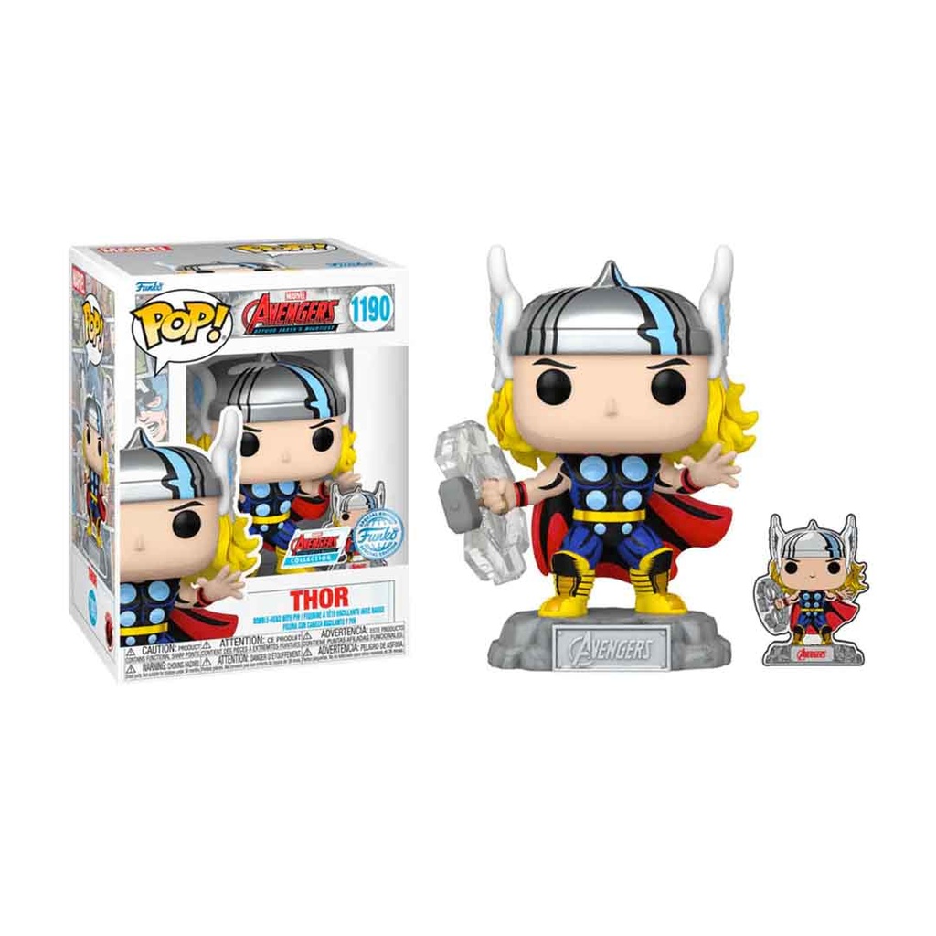 Funko Pop! Marvel: A60 - Comic Thor w/ Pin 